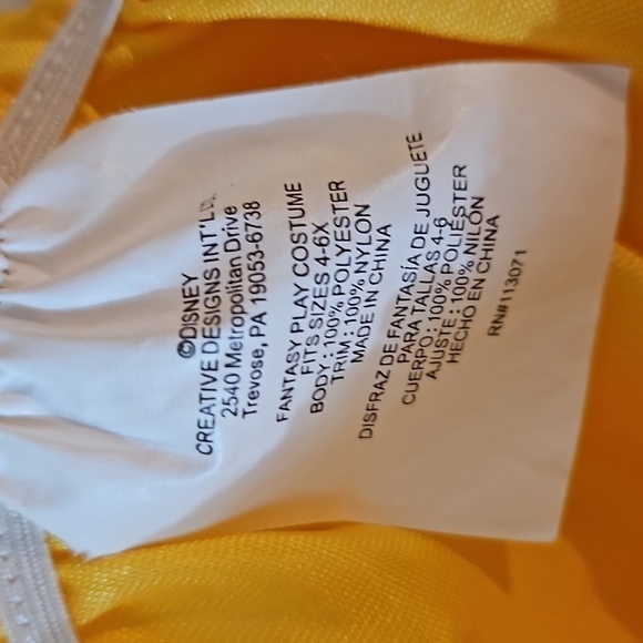 Disney's Snow White Child's Costume size 4-6x - Picture 8 of 11